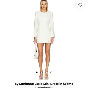 L’Academie cream dress in size small